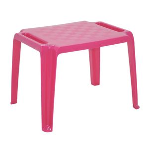 Mesa Infantil em Polipropileno Dona Chica Rosa 46X59,5X64CM - 92320060 - Tramontina
