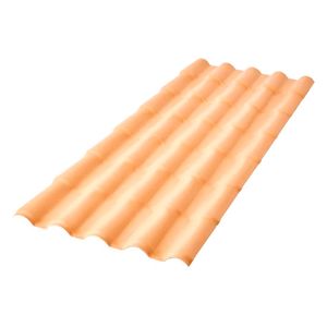 Telha de PVC Colonial Marfim 2,30m x 88cm 2mm - Precon