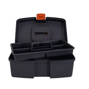 Caixa Plástica Presto com Bandeja Removível 96003 36 X 14,5 X 21 CM