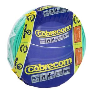 Cabo Flex Cobrecom 1,5MM Com 100 Metros Verde