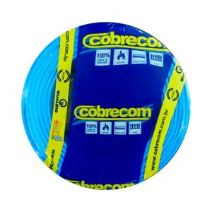 Fio/Cabo Elétrico Flexível Antichamas Azul 2,5MM 100M - Cobrecom