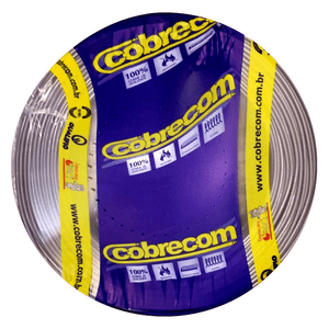 Cabo Flexível 4MM 100 Metros 750V Cinza Cobrecom Fios