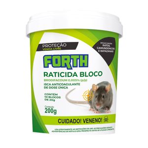 Domissaniante Forth Raticida Bloco 200G