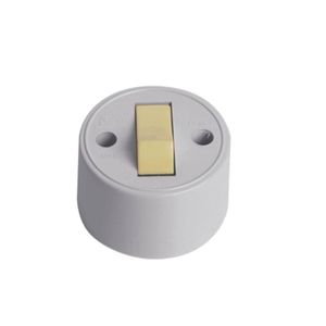 Interruptor Externo Ilumi Sobrepor 6A 250V Cinza