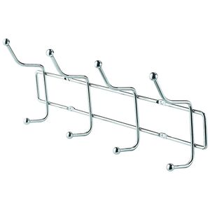 Cabide Ordene com 4 Ganchos Metal Parede