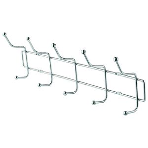 Cabide Ordene com 5 Ganchos Metal Parede