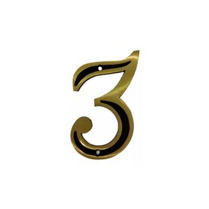Número 3 Isero para Apartamento Zamac Oxidado