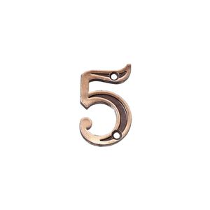 Número 5 Isero para Apartamento Zamac Oxidado