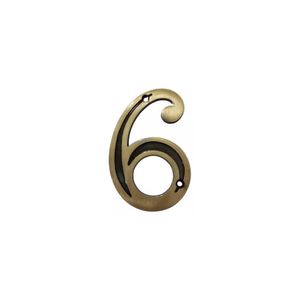 Número 6 Isero para Apartamento Zamac Oxidado