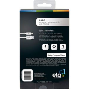 Cabo para Recarga / Dados 3M Lightning ELG