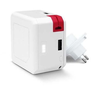 Carregador Portátil 4 Em 1 Powerbank HUB PWB USB ELG
