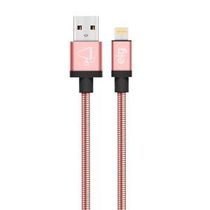 Cabo Elg Inx810Rg Usb Lightning Usb Inox1 Metro Rosa