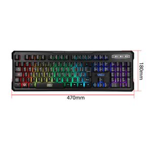 Teclado Elg Gamer Battle Preto