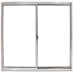 Janela de Correr MGM Soft 2 Folhas Vidro Liso 100X120CM Branco