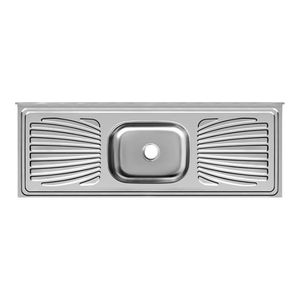 Pia de Cozinha Forminox Aço Inox Monobloco Reforçada 1,50m