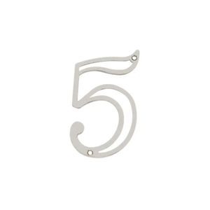 Número 5 Silvana em Zamac Niquelado