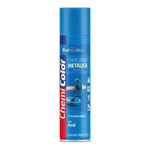 Tinta Spray Chemicolor Metálica Azul 400ml