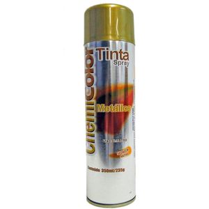 Tinta Spray Chemicolor Metálica Ouro 400ml