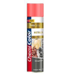 Tinta Spray Chemicolor Metálica Vermelho 400ml