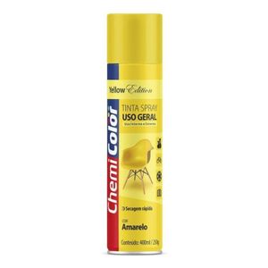 Tinta Spray Chemicolor Uso Geral Amarelo 400ml