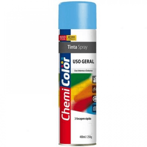 Tinta Spray Chemicolor Uso Geral Azul Claro 400ml