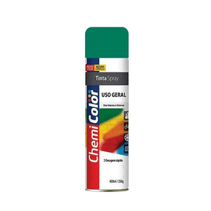Tinta Spray Chemicolor Uso Geral Verde Escuro 400ml