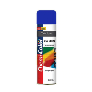 Tinta Spray Chemicolor Uso Geral Azul Escuro 400ml