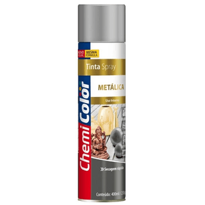 Tinta Spray Chemicolor Metálica Grafite 400ml