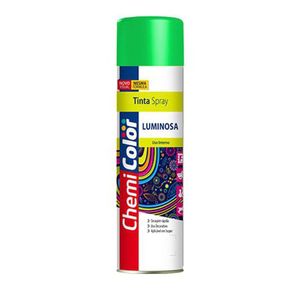 Tinta Spray Chemicolor Luminosa Verde 400ml