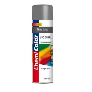 Tinta Spray Chemicolor Uso Geral Cinza Escuro 400ml