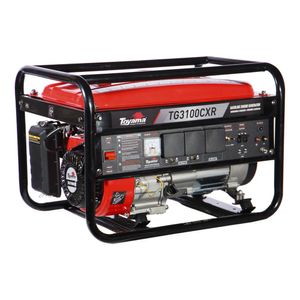 Gerador Toyama A Gasolina Tg3100Cxr, Monofasico, 115/230V, 60Hz, 3,1Kw, Partida Manual