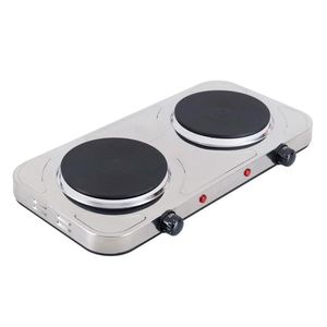 Fogão Elétrico De Mesa 2 Bocas 2000W Inox 220V - 4918 -Agratto