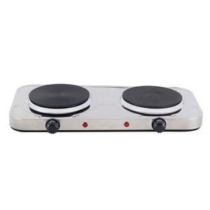 Fogão Elétrico De Mesa 2 Bocas 2000W Inox 220V - 4918 -Agratto