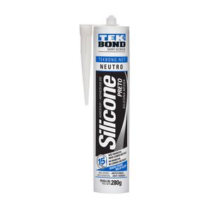 Adesivo De Silicone Tekbond Neutro 280G Preto