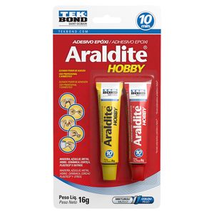 Adesivo Epóxi Tekbond Araldite Hobby 10min 16g