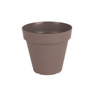 Vaso para Plantas em Polietileno Sampa Taupe 25X22CM - I.SAMP.025.022.34 - Vasart