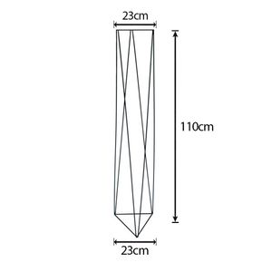 Suporte em Ferro para Vasos de Plantas Urban Rio 23X110CM - A.0830.023.110.04 - Vasart