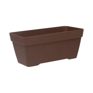 Vaso para Plantas Redondo em Polietileno Floreira Sampa Taupe 40X17CM - I.FSAM.040.017.34 - Vasart