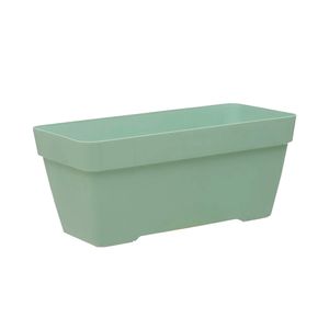 Vaso para Plantas Retangular em Polietileno Floreira Sampa Verde Vintage 40X17CM - I.FSAM.040.017.66 - Vasart