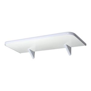 Prateleira Pratefix Soft com Suporte Vip 30X120 CM Branco