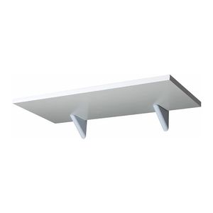 Prateleira Pratefix com Suporte Classic 20X45 CM Branco