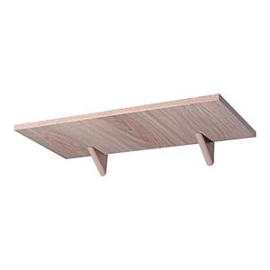 Prateleira Pratefix Classic com Suporte 20x45 CM Marfim