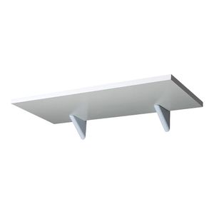 Prateleira Pratefix Classic com Suporte Vip 30x120 CM Branco