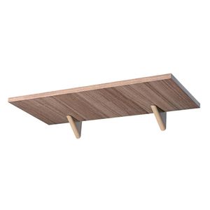 Prateleira Pratefix Classic Carvalho 25x90cm Sup Vip MDP