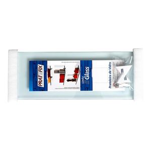 Prateleira Pratefix Glass com Suporte 10x60 CM