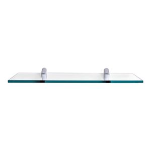 Prateleira Pratefix com Suporte Vidro Reta Glass 20X30 CM