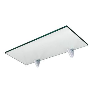 Prateleira Pratefix Vidro com Suporte Reta Glass 20X60 CM