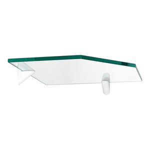 Prateleira Pratefix com Suporte Recort Glass 20X20 CM
