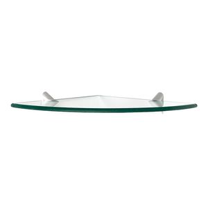 Prateleira Pratefix Vidro com Suporte Recort Glass 30X30 CM
