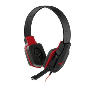 Fone Headset Gamer Multilaser P2 PH073 Preto e Vermelho